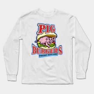 Pig Burgers Long Sleeve T-Shirt